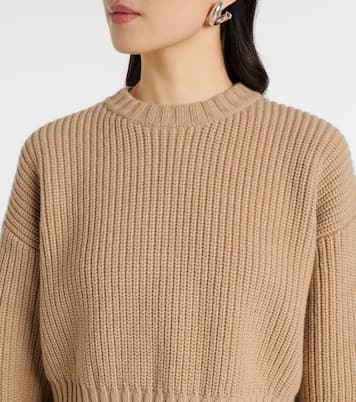 Cropped wool and cashmere sweater | Bottega Veneta