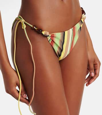 Slip bikini Poolside a righe | SIR