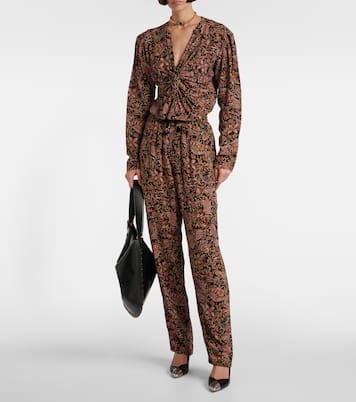 Pantaloni regular Zahera con stampa | Marant Etoile