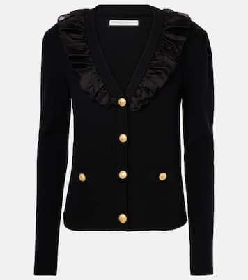 Cardigan in lana e cashmere con seta | Alessandra Rich