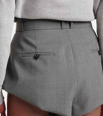 High-rise wool and silk shorts | Magda Butrym