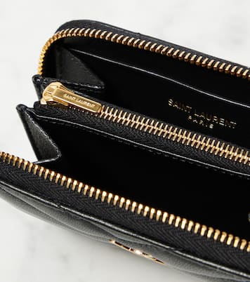 Portamonete Cassandre in pelle matelassé | Saint Laurent