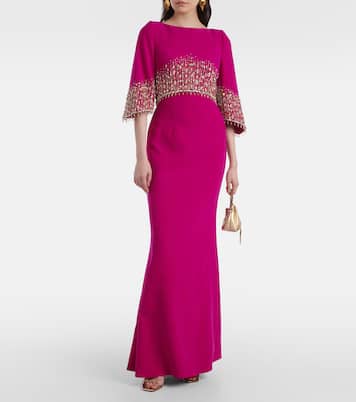 Robe longue Electra à ornements | Jenny Packham