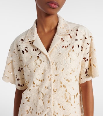 Camisa de croché en mezcla de algodón | Moncler