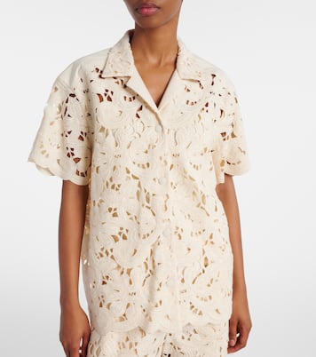 Camisa de croché en mezcla de algodón | Moncler