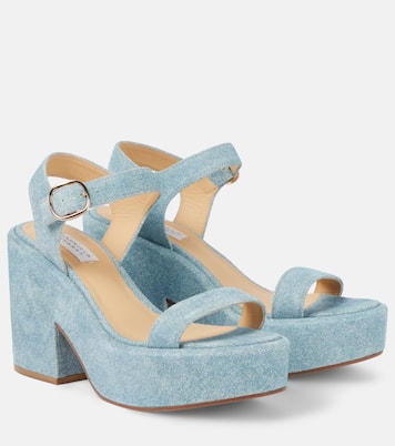 Sandali Iman in denim con plateau | Gabriela Hearst
