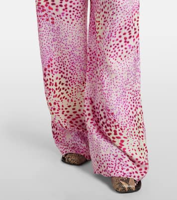 Pantaloni a gamba larga in jacquard | Dries Van Noten