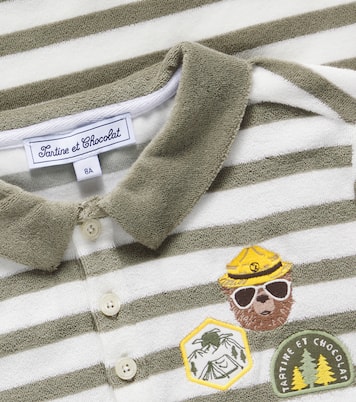 Polo in misto cotone a righe | Tartine et Chocolat