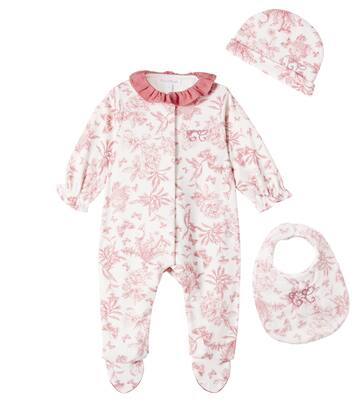 Baby Set aus Strampler, Mütze und Lätzchen | Tartine et Chocolat
