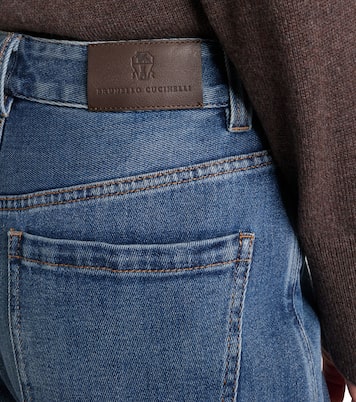 Jeans regular a vita bassa | Brunello Cucinelli