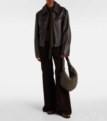 Fortune Croissant leather shoulder bag | Lemaire