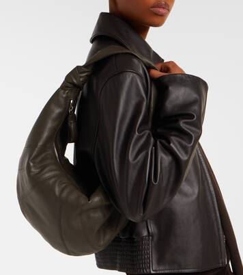 Fortune Croissant leather shoulder bag | Lemaire