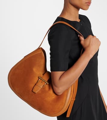 Sac T-Bar Medium en daim | McQueen