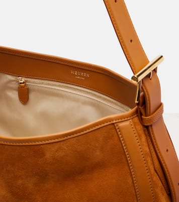Sac T-Bar Medium en daim | McQueen