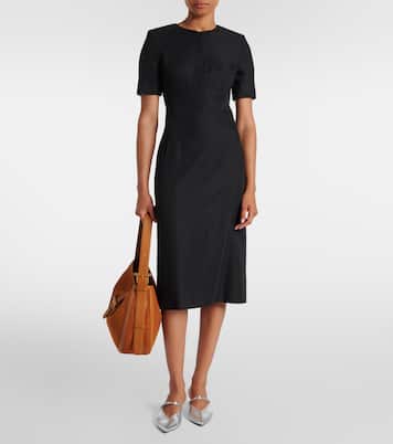 Sac T-Bar Medium en daim | McQueen