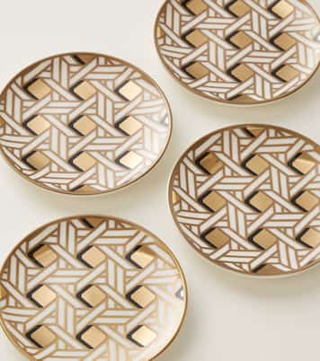 Basketweave set of 4 coasters | Jonathan Adler