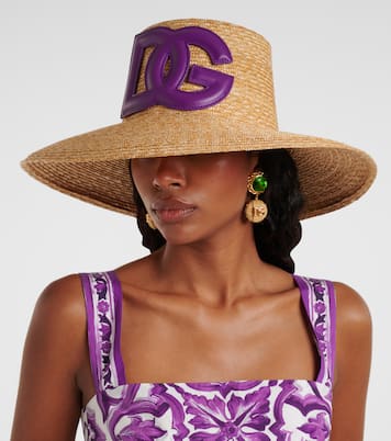 Hut DG aus Stroh | Dolce&Gabbana