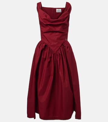 Sunday draped cotton bustier dress | Vivienne Westwood