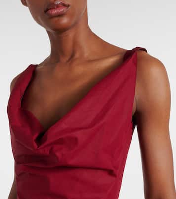 Sunday draped cotton bustier dress | Vivienne Westwood