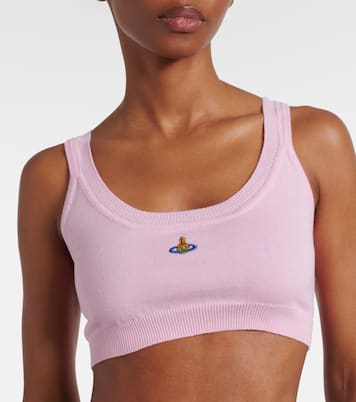 Bea cotton and cashmere bra top | Vivienne Westwood