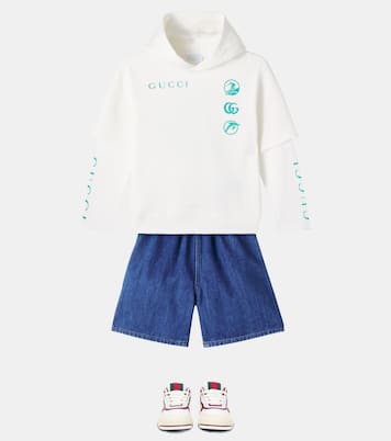 Sudadera con capucha de algodón | Gucci Kids