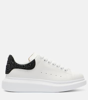 Zapatillas oversized de piel adornadas | McQueen