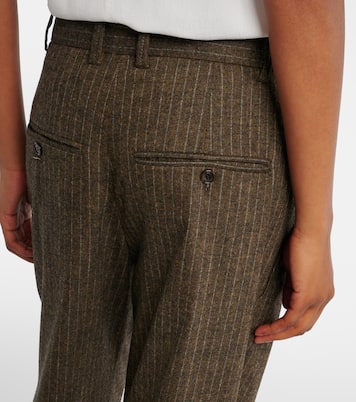 Lisetta chalk stripe wide-leg suit pants | Isabel Marant