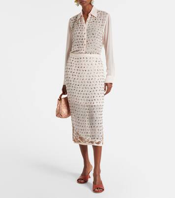 75 leather wedge mules | Dries Van Noten