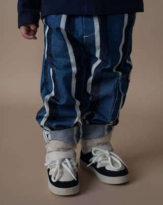 Theoule striped denim cargo pants | Donsje