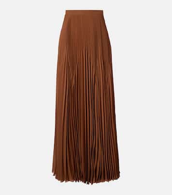 Plissé maxi skirt | Ralph Lauren Collection
