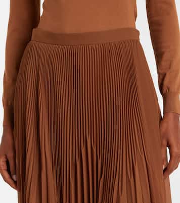 Plissé maxi skirt | Ralph Lauren Collection