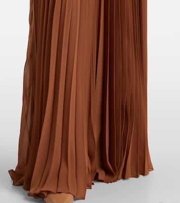 Plissé maxi skirt | Ralph Lauren Collection