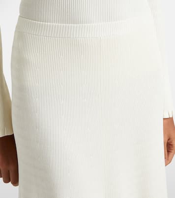 White Label Stina罗纹针织中长半身裙 | Proenza Schouler
