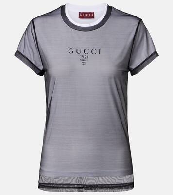 T-shirt en coton mélangé | Gucci