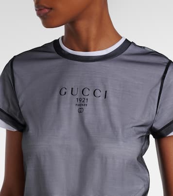 T-shirt en coton mélangé | Gucci