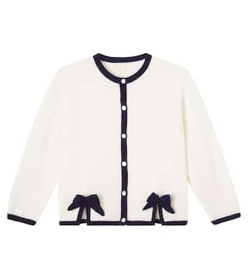 Alette bow-detail wool cardigan | Konges Sløjd