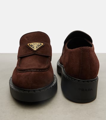 Mocasines Chocolate de ante | Prada