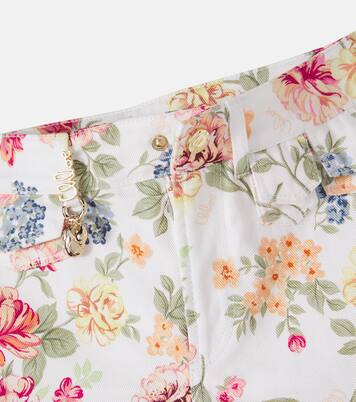 Bedruckte Shorts aus Baumwolle | Chloé Kids