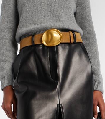 Keefe suede belt | Khaite