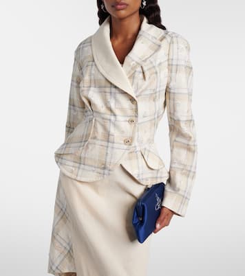 Stormy tartan cotton-blend jacket | Vivienne Westwood