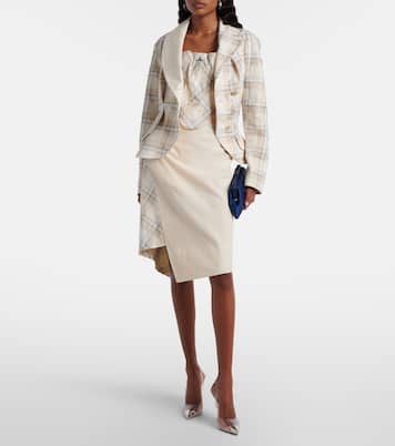 Stormy tartan cotton-blend jacket | Vivienne Westwood