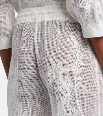 Bestickte Hose Nina aus Baumwolle | Farm Rio