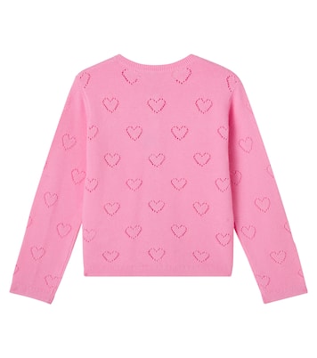 Lilou open-knit cotton cardigan | Bonton