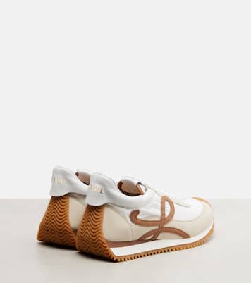 Ballet Runner 2.0 suede-trimmed sneakers | Loewe