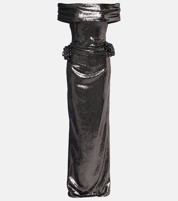 Embellished floral-appliqué gown | Roland Mouret