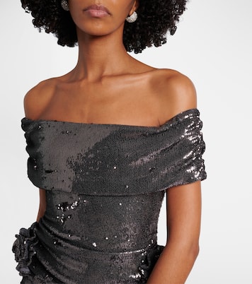 Embellished floral-appliqué gown | Roland Mouret