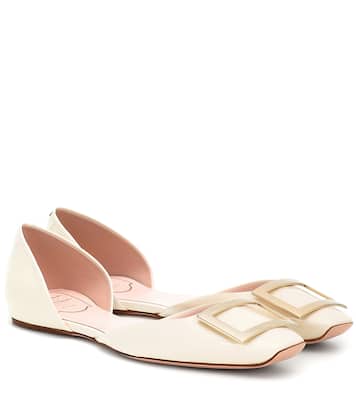 Trompette D'Orsay leather ballet flats | Roger Vivier