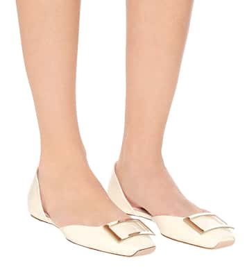 Trompette D'Orsay leather ballet flats | Roger Vivier