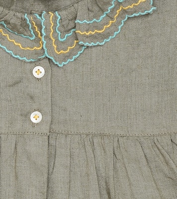 Baby Sloane linen dress | Caramel