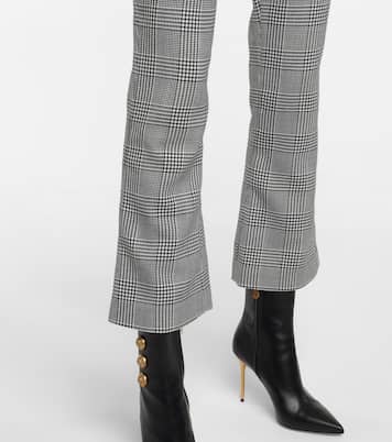 Mid-rise checked pants | Balmain
